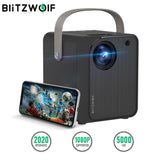 Wireless Screen Mirroring Portable Wifi Outdoor Projector for Smartphone